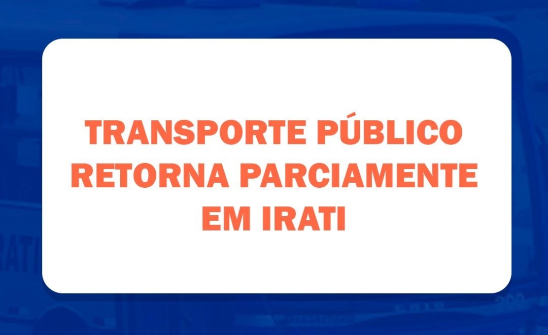 Prefeitura anuncia retorno parcial do transporte público