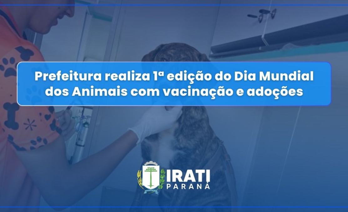 Prefeitura realiza 1ª edição do Dia Mundial dos Animais com vacinação e adoções