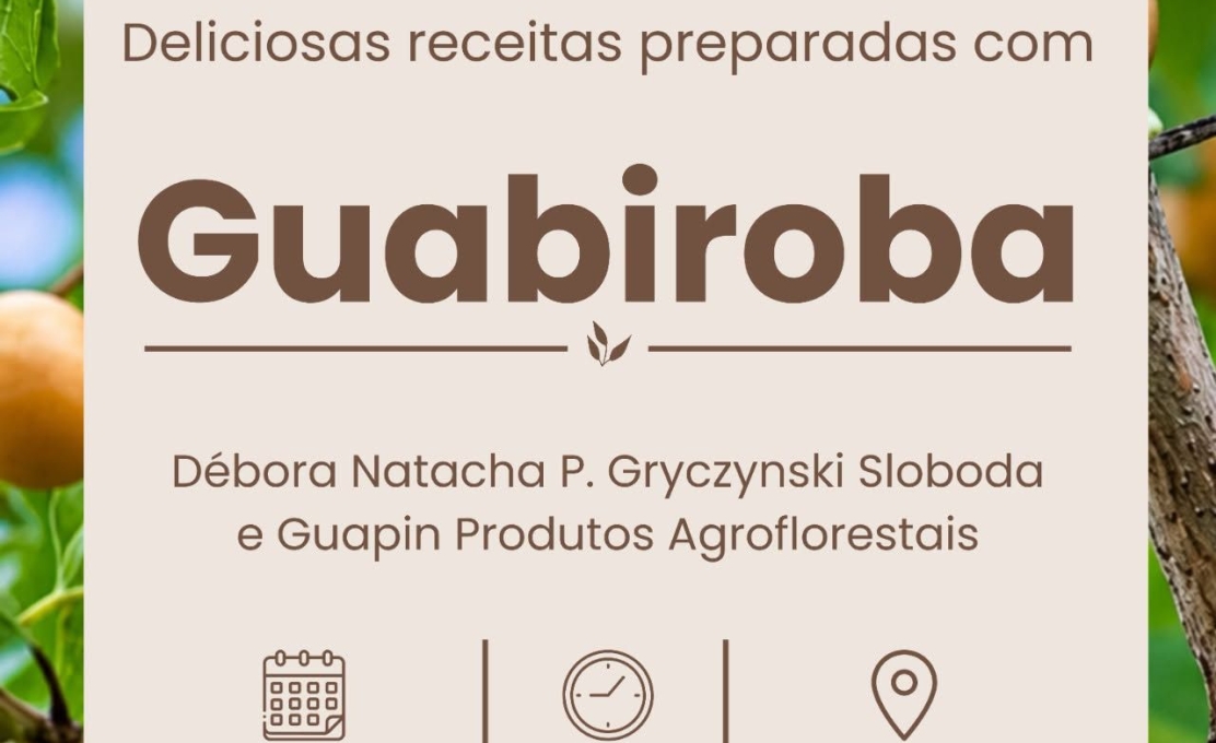 Livro com receitas à base de guabiroba será lançado em Irati 