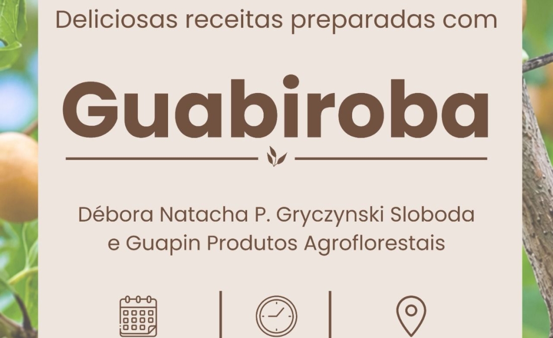Horário do lançamento do livro de receitas à base de Guabiroba é alterado