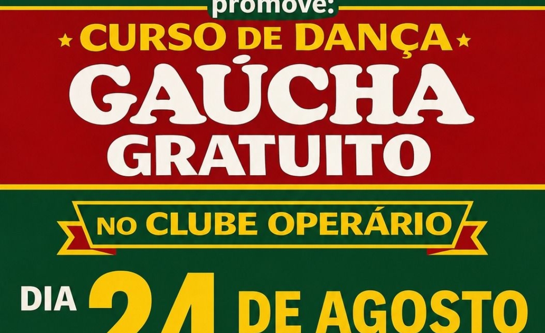  Prefeitura de Irati promove curso gratuito de dança gaúcha