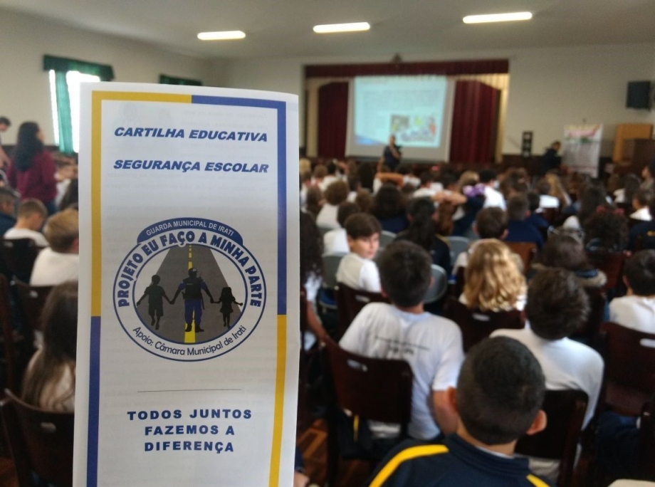 Guarda Municipal inicia projeto ‘Eu Faço Minha Parte’ com escolas de Irati