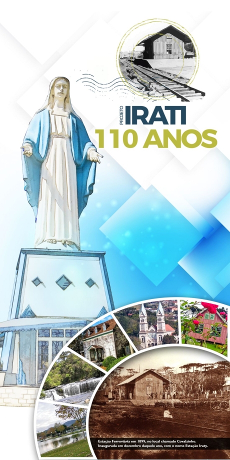 Programação festiva dos 110 anos de Irati começa dia 1º