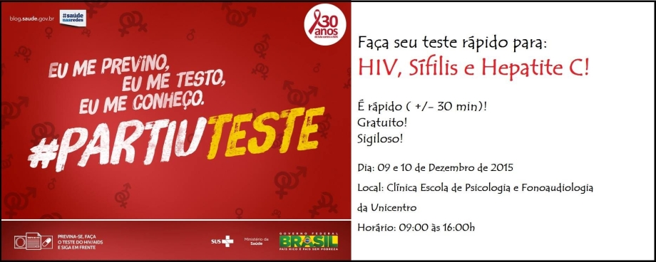 Atividades alusivas ao Dia Mundial de Luta Contra a Aids serão realizadas na próxima semana