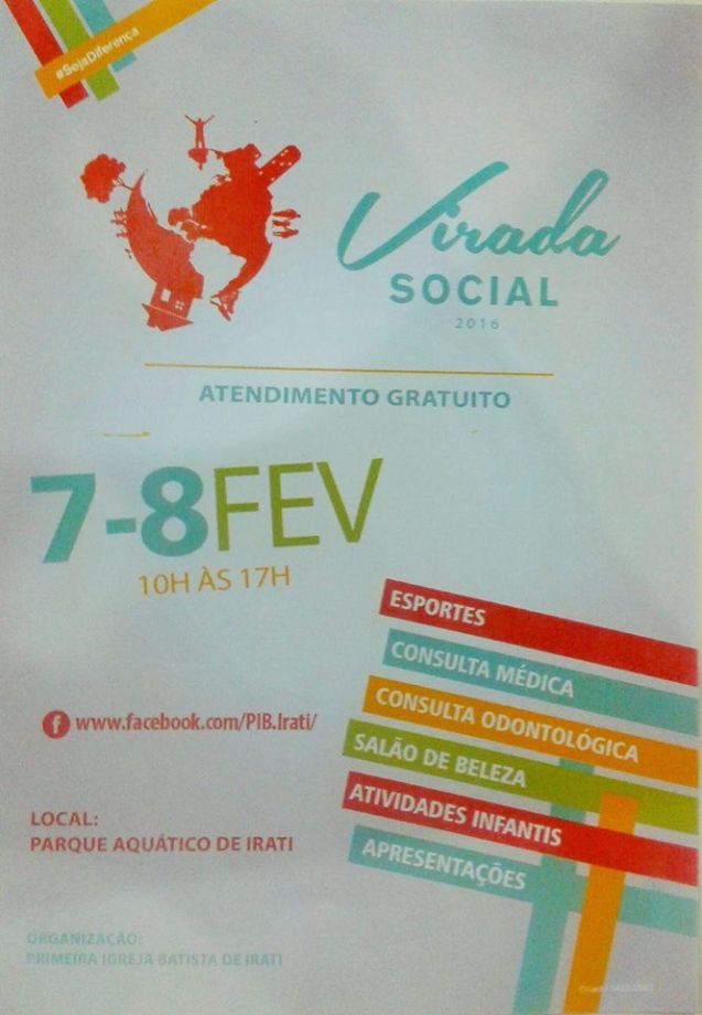 Jovens desembarcam em Irati para realização do “Virada Social 2016”