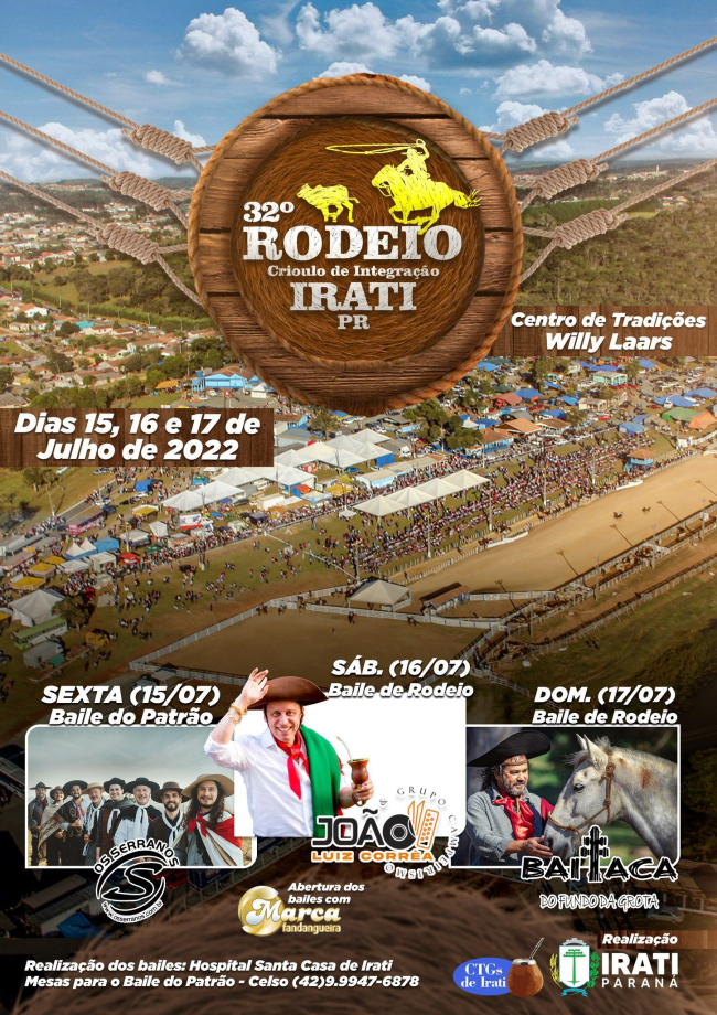 Irati prepara-se para o 32º Rodeio Crioulo de Integração