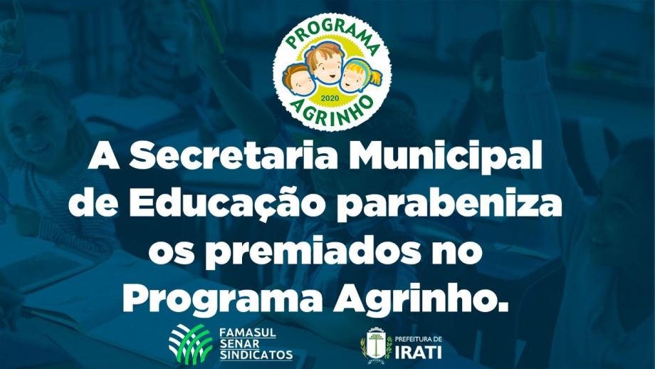 Premiados: Programa Agrinho