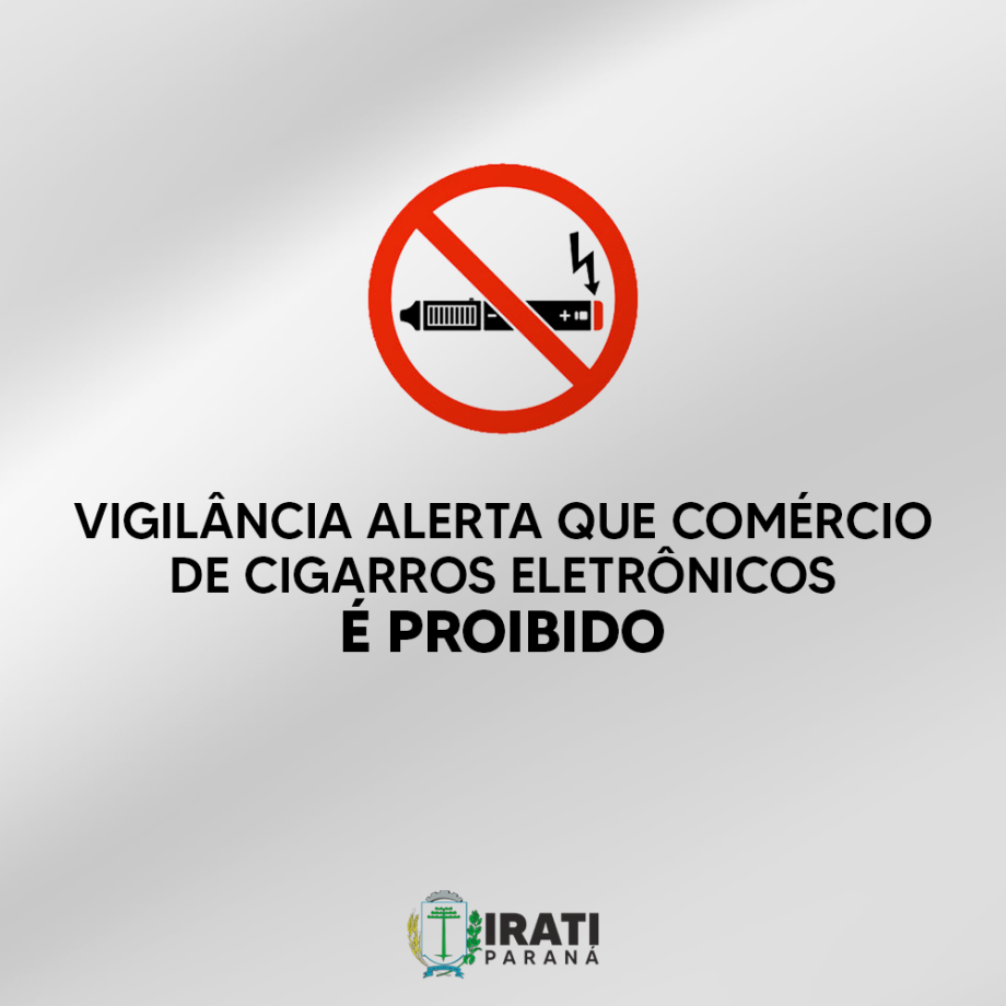 Vigilância alerta que comércio de cigarros eletrônicos é proibido