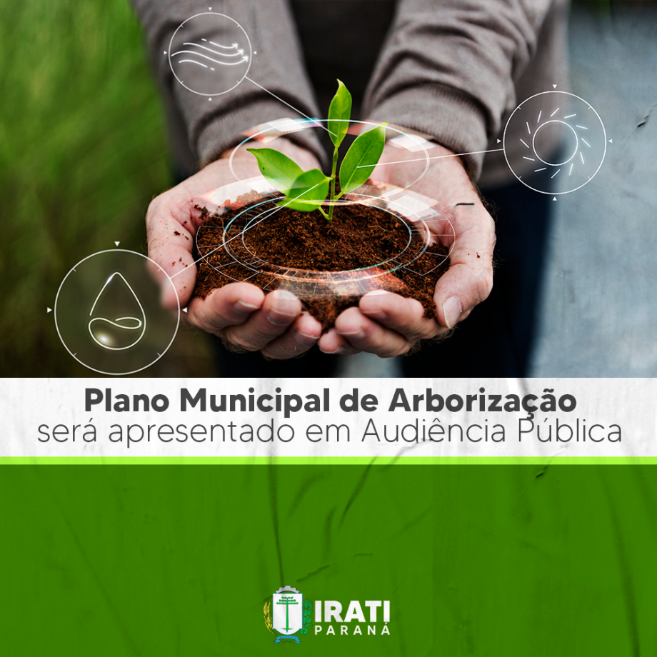 Plano Municipal de Arborização será apresentado em Audiência Pública