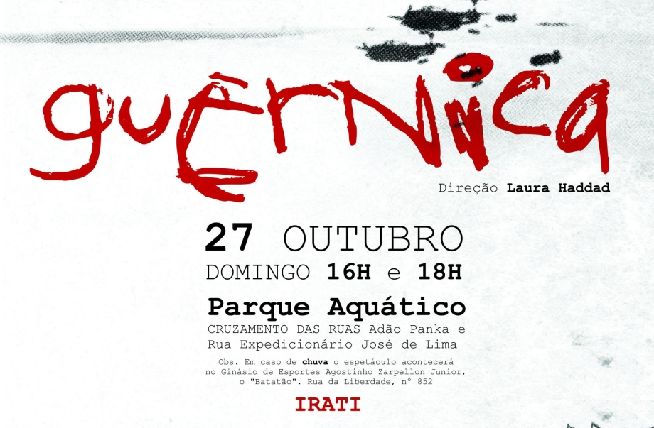 Espetáculo “Guernica” estreia em Irati no dia 27/10