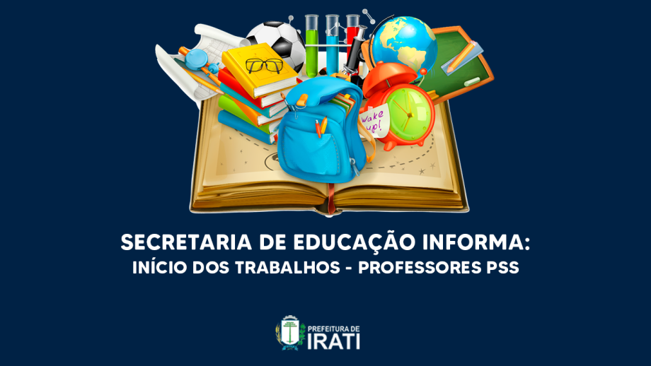 Professores PSS devem iniciar seus trabalhos 