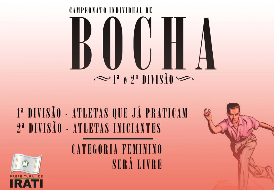Vem aí mais um campeonato de Bocha