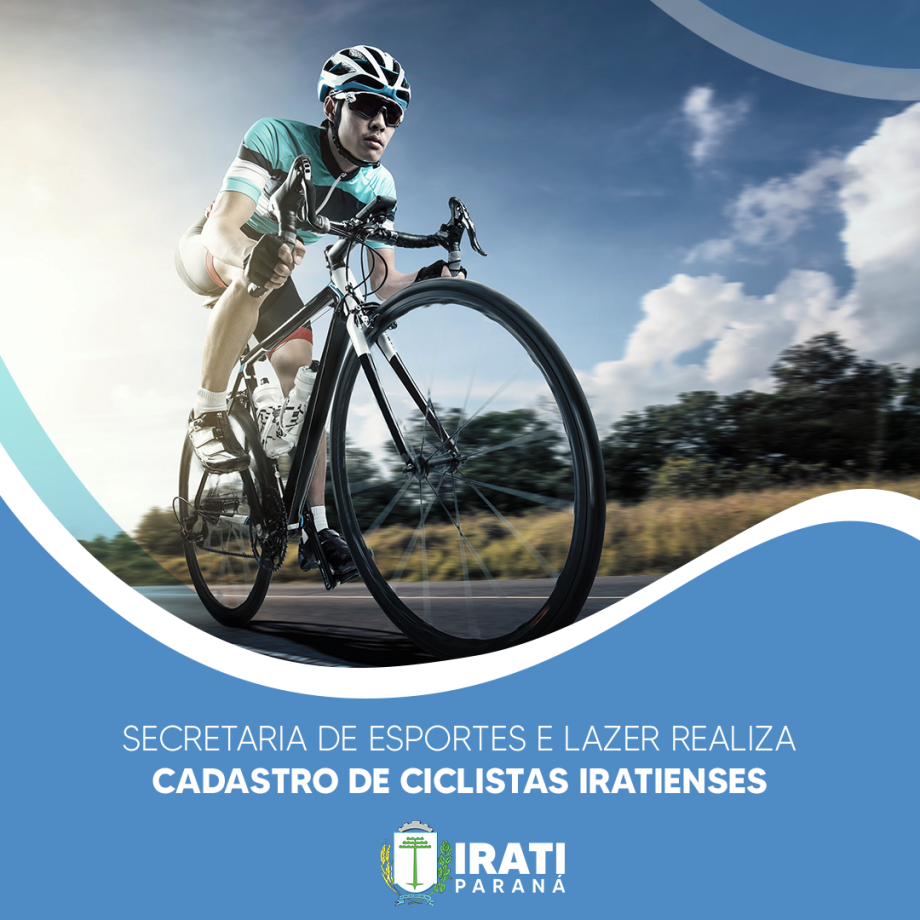 Secretaria de Esportes e Lazer realiza cadastro de ciclistas iratienses