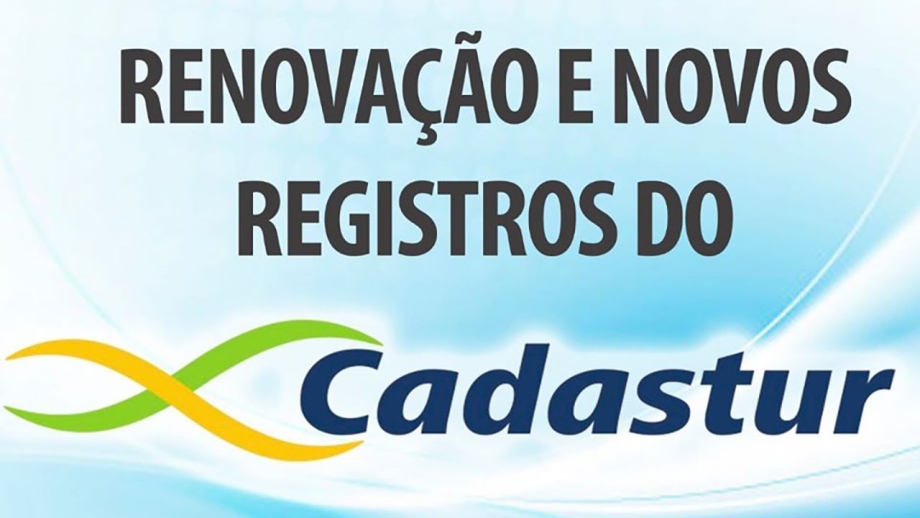 CADASTUR: renovação e novos registros