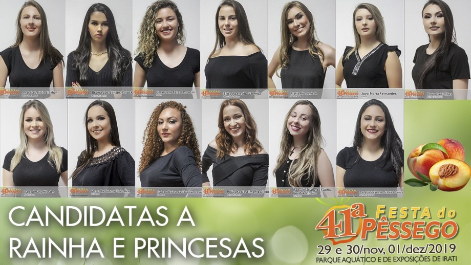 Baile de escolha da Rainha da 41ª Festa do Pêssego acontece na sexta (25/10) 