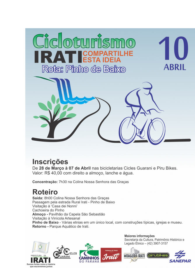 Abertas inscrições para Cicloturismo - Rota Pinho de Baixo