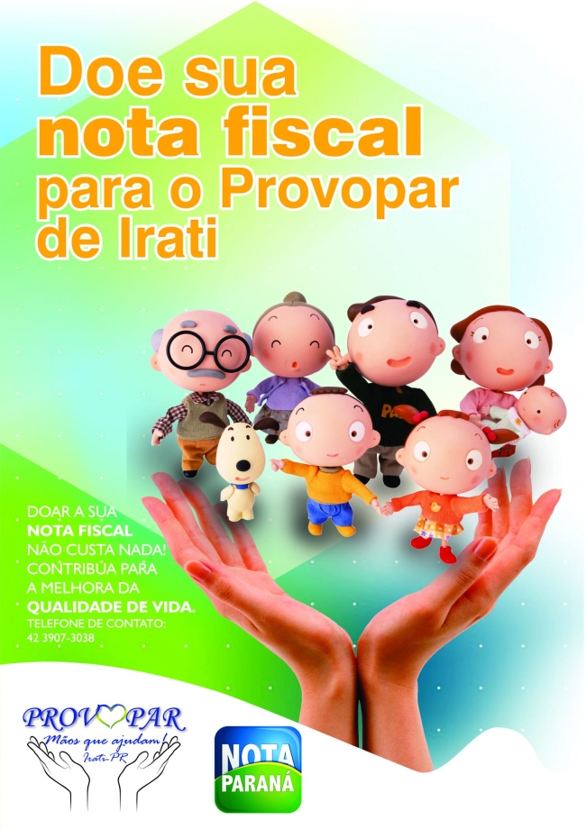 Doe sua nota fiscal para o PROVOPAR Municipal de Irati