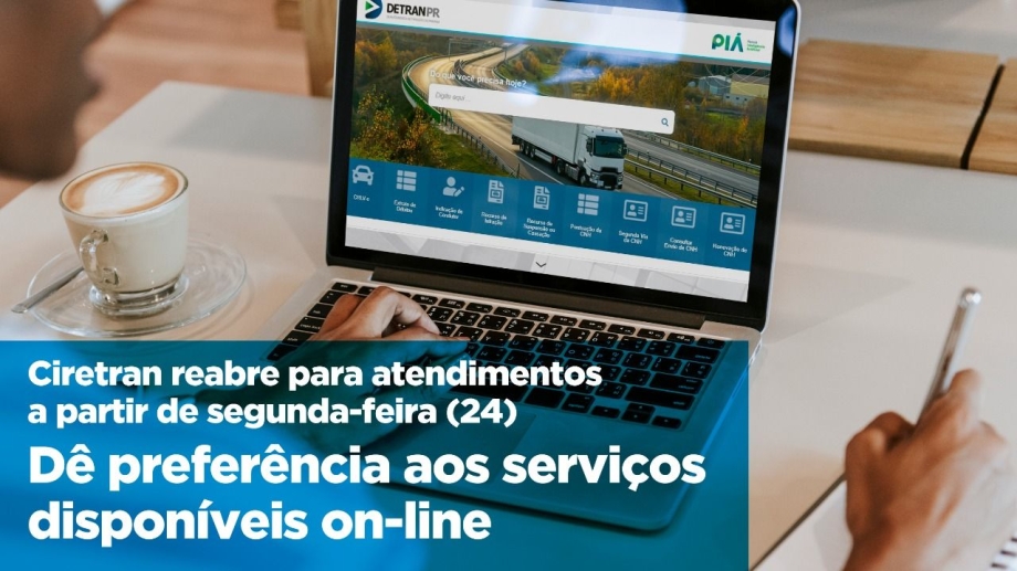 CIRETRAN reabre na segunda (24/08)