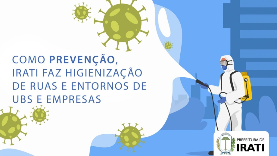 Higienização em Ruas de Irati