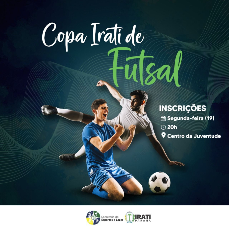 Esporte vai abrir inscrições para o Varzeano Feminino e Copa Irati de Futsal