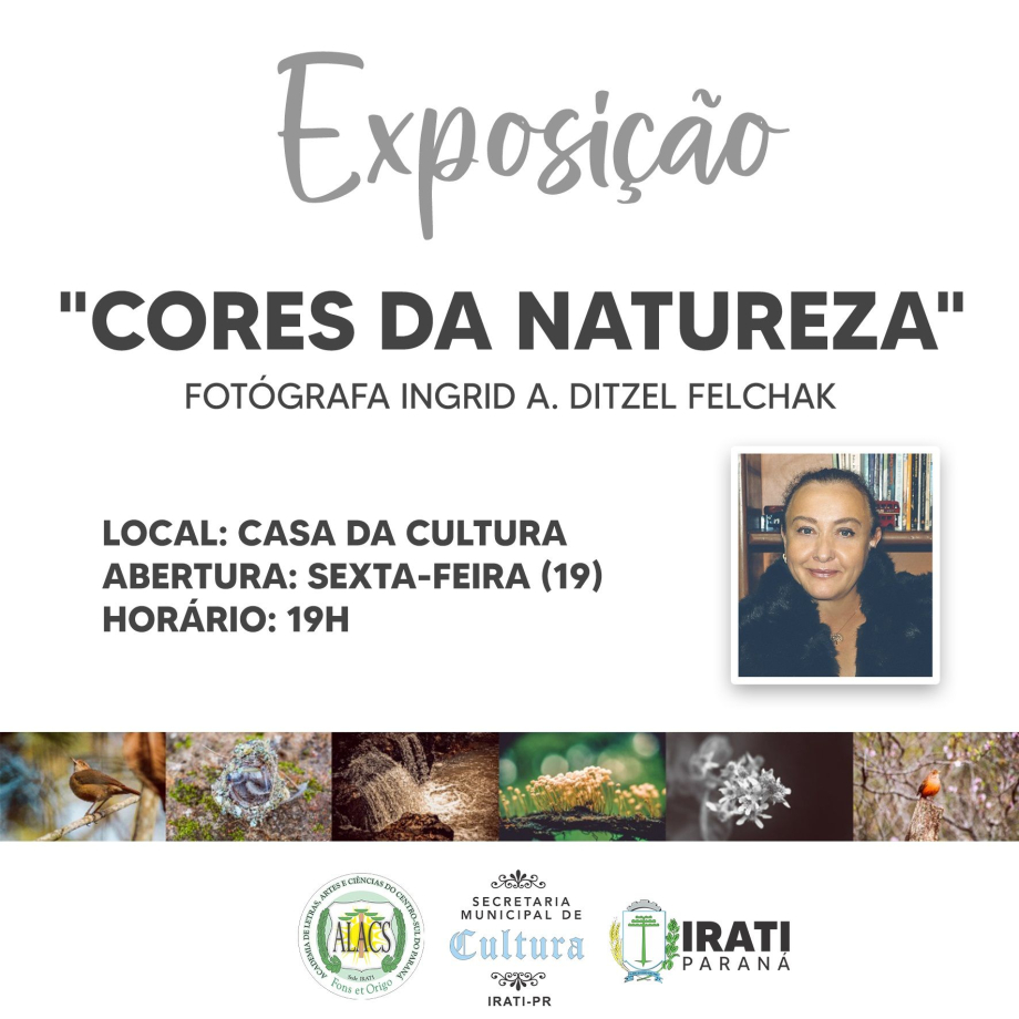 Casa da Cultura de Irati abrirá exposição 