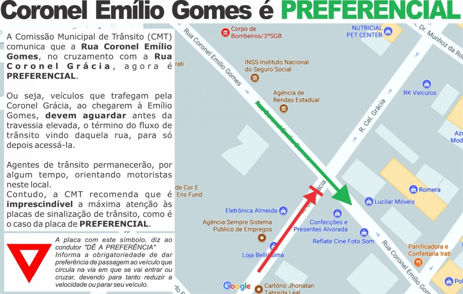 Motorista iratiense tem dificuldade com mudanças no trânsito