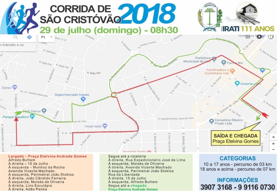 Estão abertas as inscrições para a 12ª Corrida Rústica de São Cristóvão