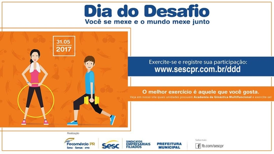 Amanhã tem Dia do Desafio em Irati 