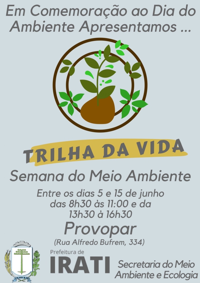 Trilha da Vida é realizada em Comemoração ao Dia Mundial do Meio Ambiente 