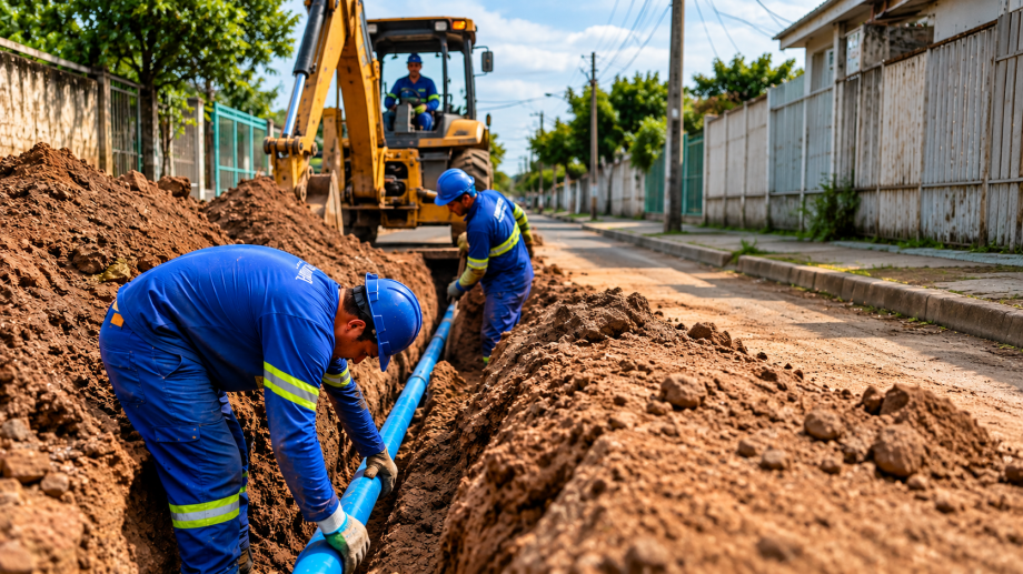 Prefeitura esclarece andamento das obras de ampliação da rede de água para o município de Irati