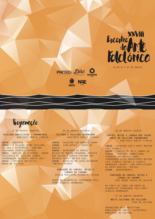XXVII Encontro da Arte Folclórica tem inicio nesta quarta-feira