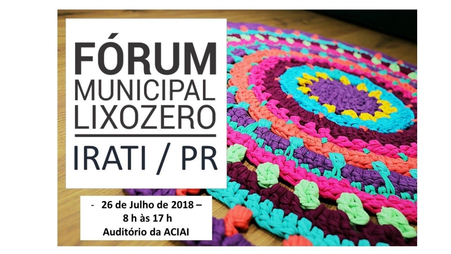 Fórum Municipal Lixo Zero acontece nesta quinta (26), em Irati