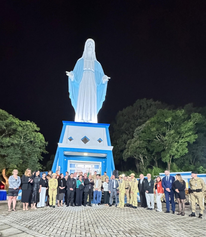 Corpo de Bombeiros de Irati celebra 76 anos com solenidade na Colina Nossa Senhora das Graças