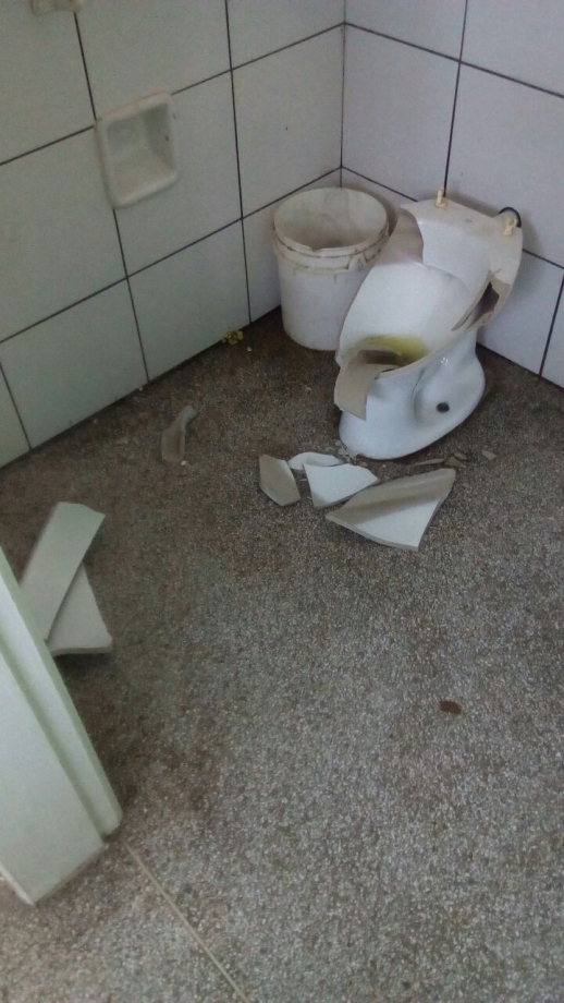 Ginásio de Esportes do Parque Aquático sofre depredação