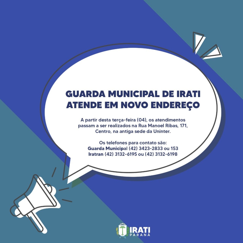 Guarda Municipal de Irati atende em novo endereço