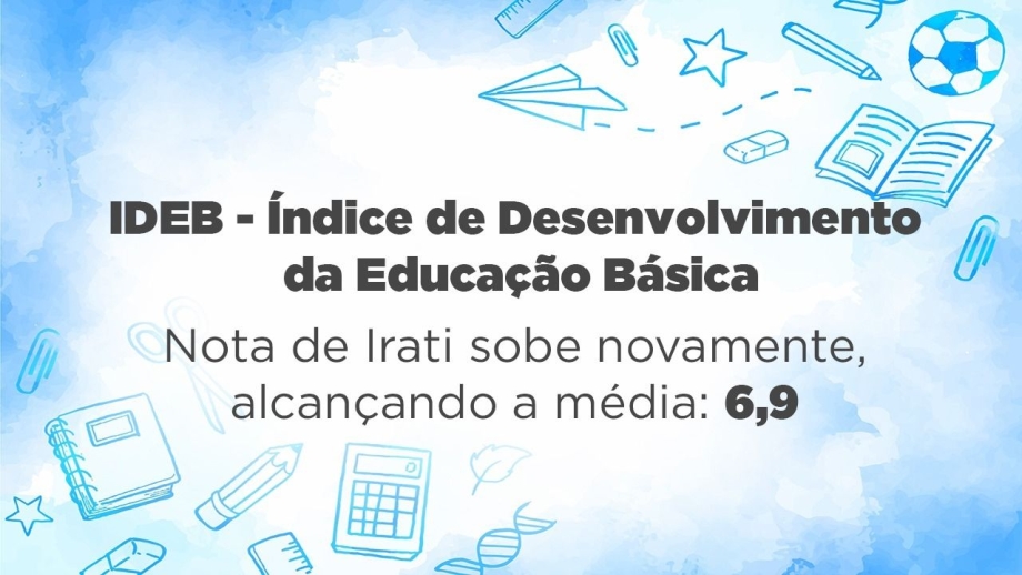 IDEB: Irati tem média 6,9