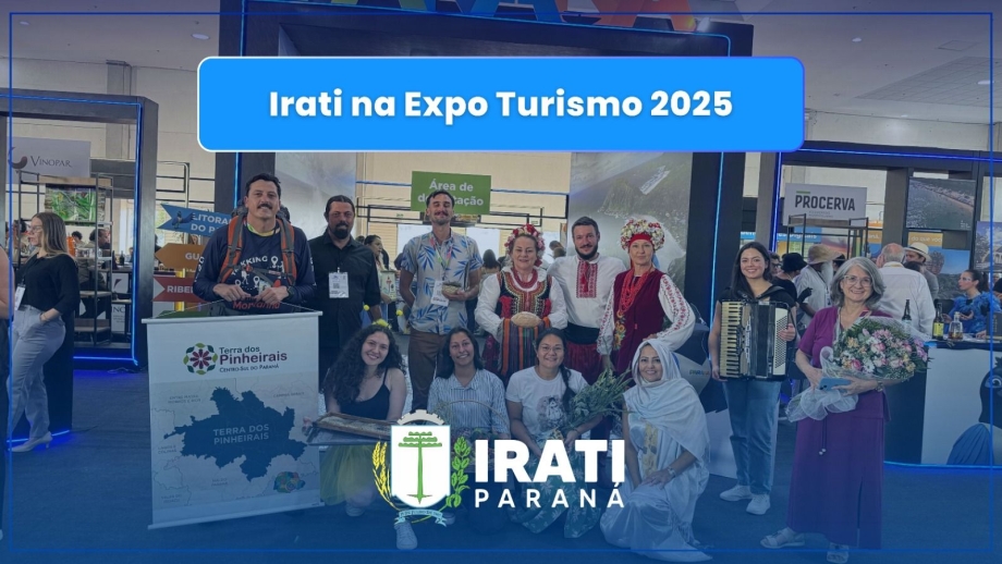 Irati marca presença na Expo Turismo Paraná com cortejo cultural e divulgação regional