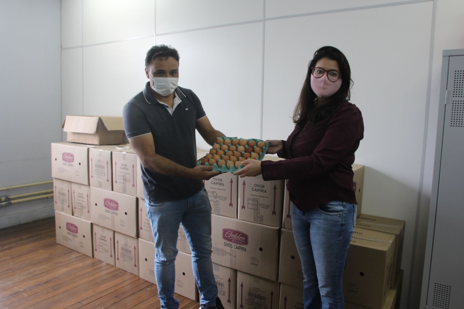 Assistência recebe doação para famílias em situação de vulnerabilidade econômica
