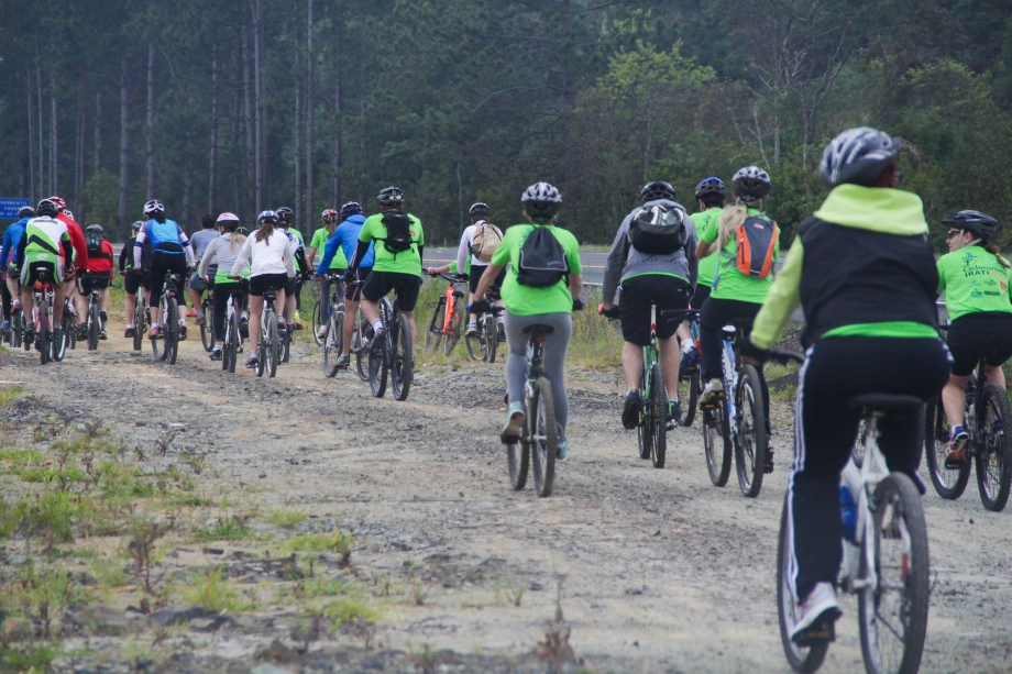 Mesmo com chuva Cicloturismo é realizado na Flona