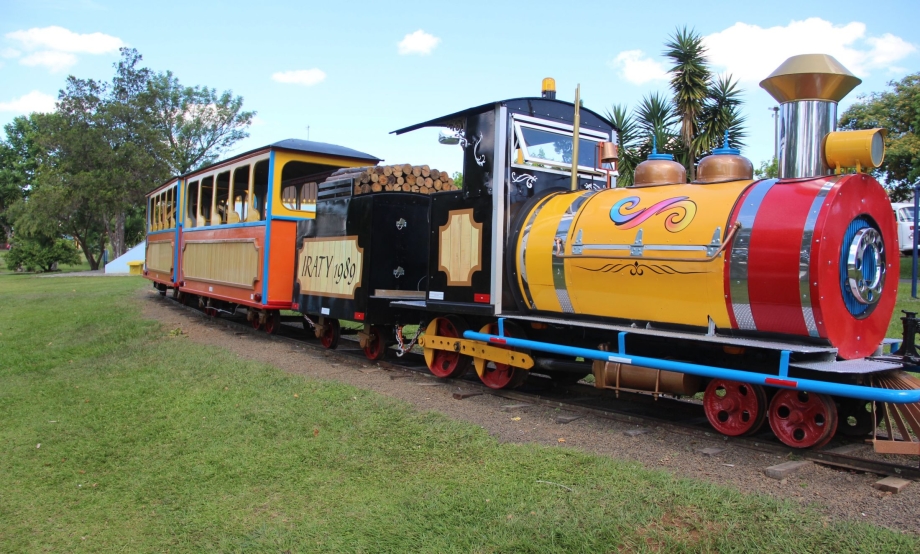 Trenzinho do Parque Aquático será reinaugurado na Festa do Pêssego