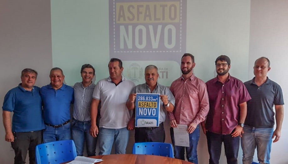 Projeto “Asfalto Novo” é lançado em Irati