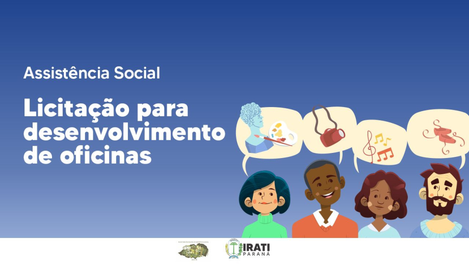 Assistência Social abre licitação para desenvolvimento de oficinas