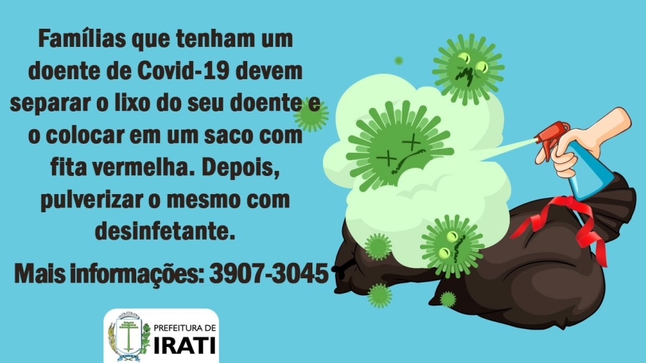 COVID-19: identificar lixo