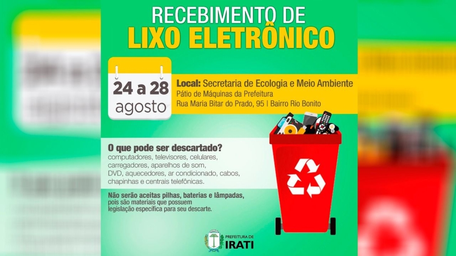 Recebimento de Lixo Eletrônico