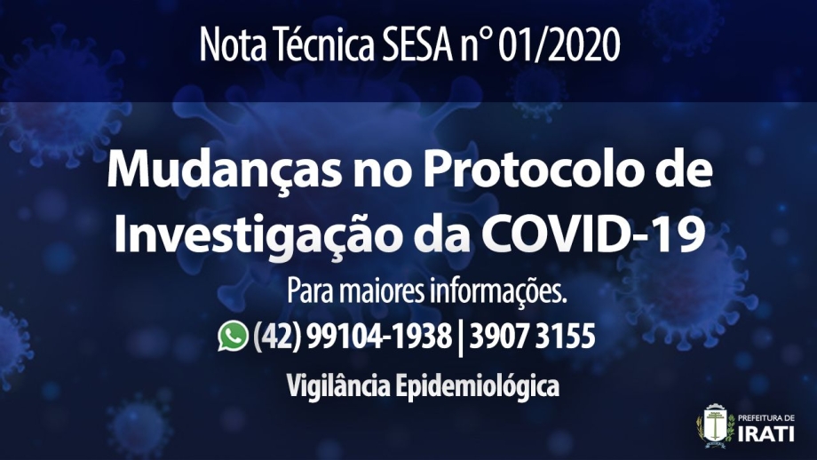 Novo Protocolo para COVID-19