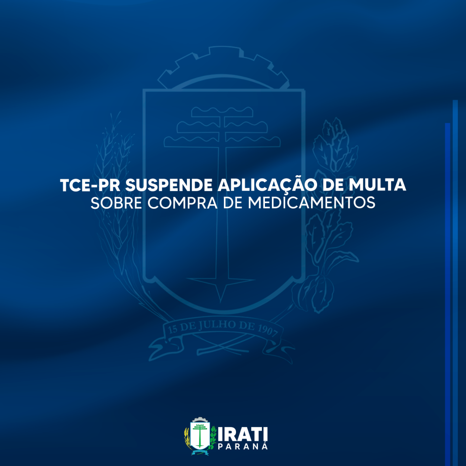 TCE-PR suspende aplicação de multa sobre compra de medicamentos