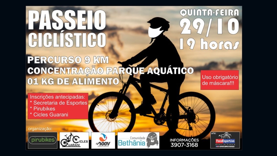 Passeio Ciclístico - 29/10
