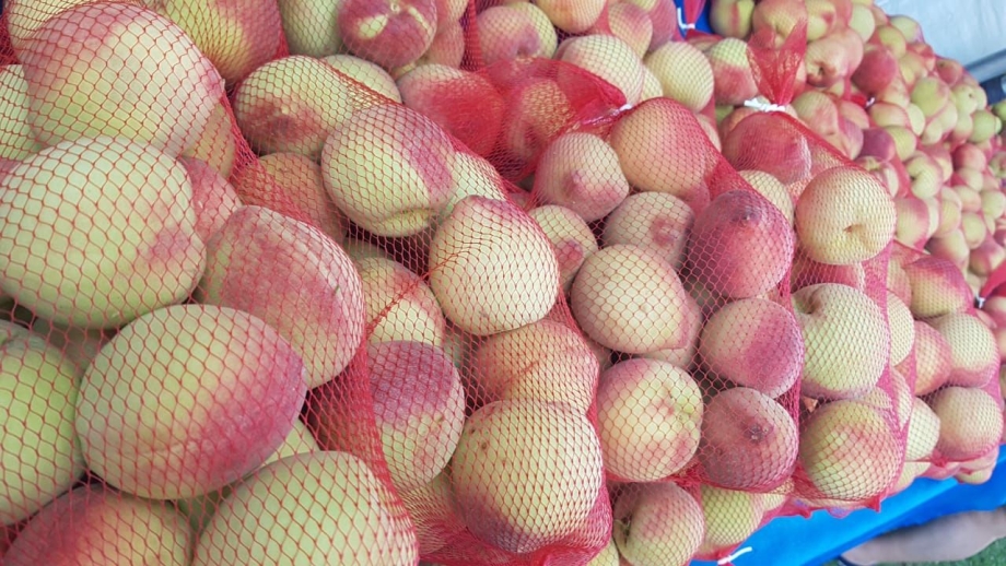 Festa do Pêssego vende 20 toneladas de frutos