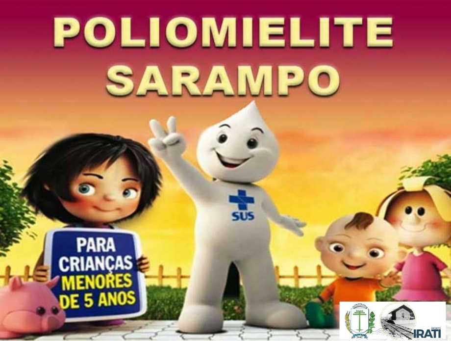 Índice de vacinação contra pólio e sarampo é baixo em Irati