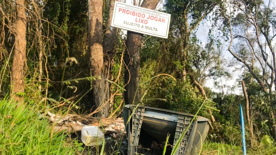 Município pede conscientização sobre descarte correto do lixo e outros materiais